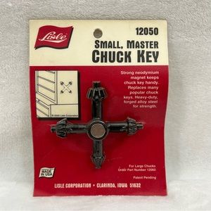 Lisle 12050 Small Master Chuck Magnetic Key Tool 4 Sizes Forged Alloy Steel.